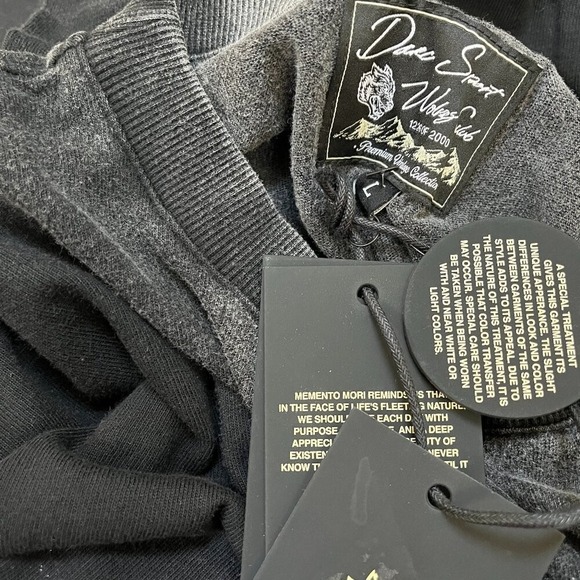 Darc Sport Wolves Memento‎ Mori You Weren't There Black Graphic Streetwear Large - Picture 4 of 6